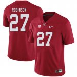 NCAA Men's Alabama Crimson Tide #27 Joshua Robinson Stitched College 2019 Nike Authentic Crimson Football Jersey TT17G63OT